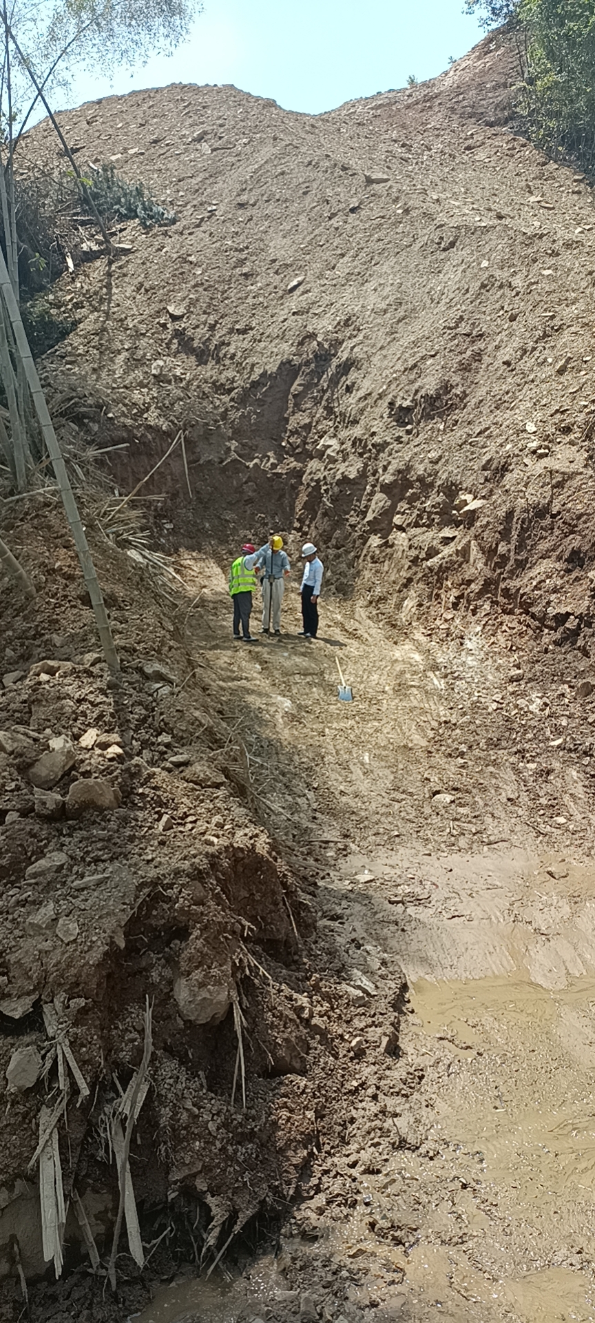 桐城抽水蓄能复建道路检测